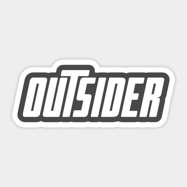Outsider Sticker by WOLFCO